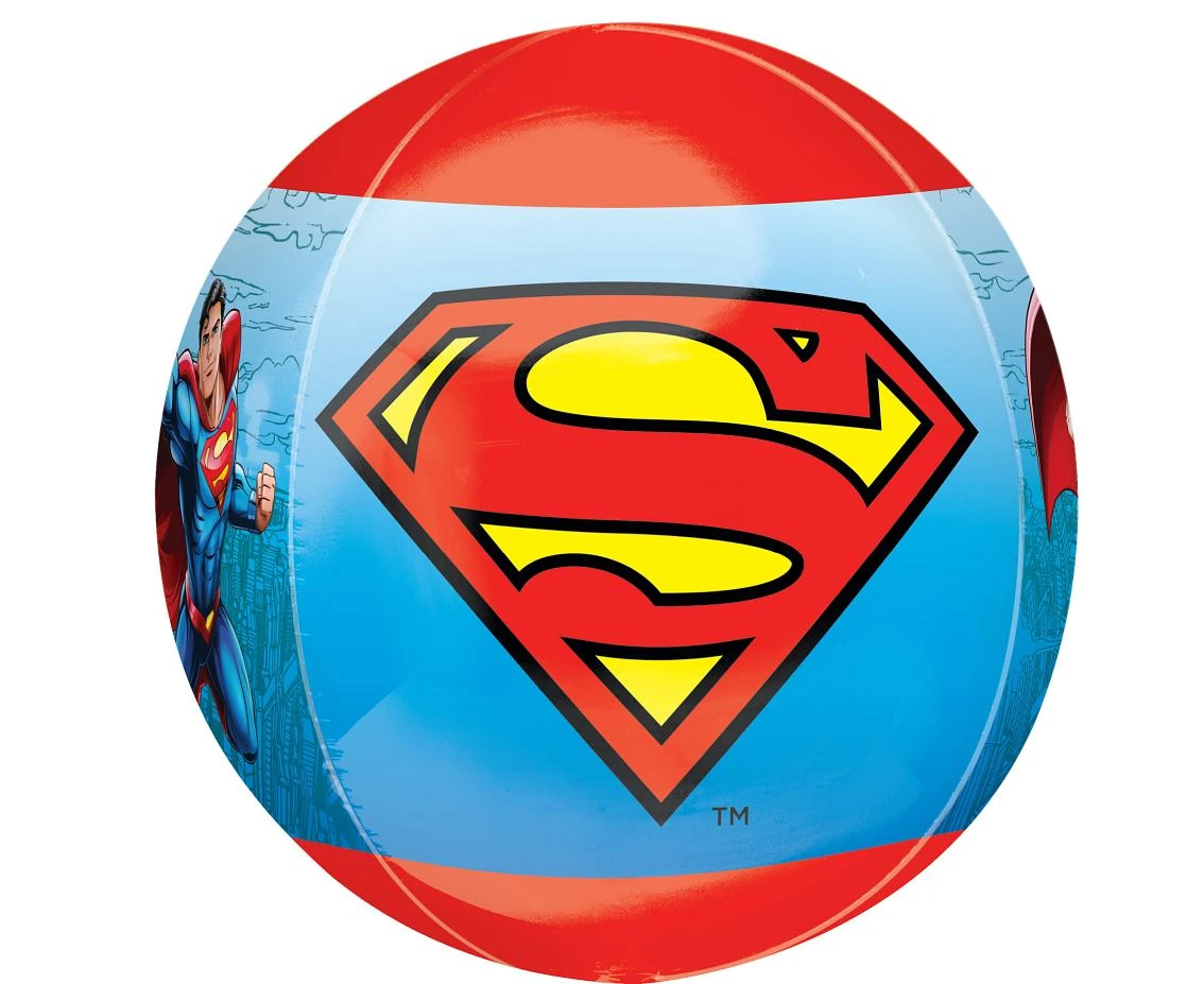 Foil balloon ORBZ 15" Superman EOL